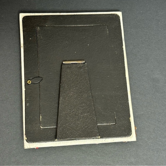 Photo Frame 3.5" X 5" Holiday Ceramic Christmas Tree Teddy Bear Wreath Snow - Picture 13 of 14